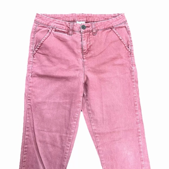 Faded Glory Womens Size 4 Red Solid Skinny Leg Stretch Fit Denim Red Jeans - Picture 3 of 6